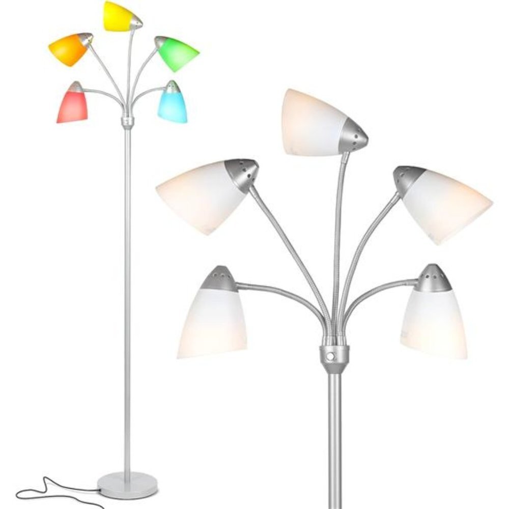 LED Floor Lamp – Multi-Head Dimmable Floor Lamp for Living Rooms & Offices